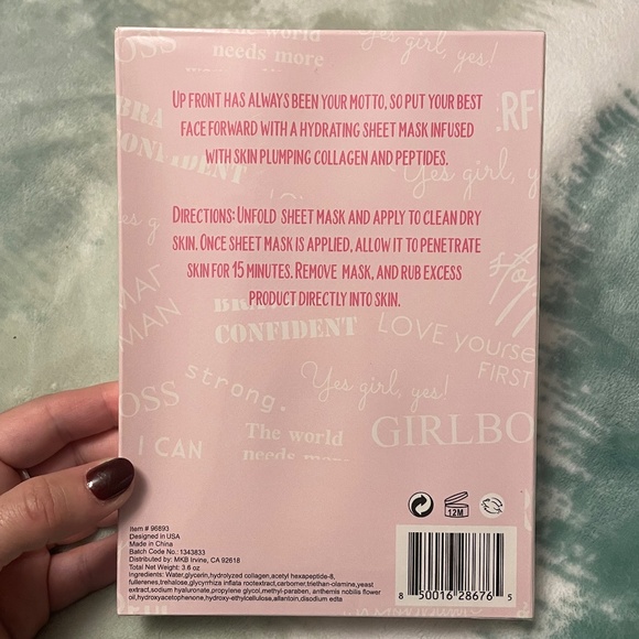 Empow{her} Beauty Face It - 5 Piece Sheet Mask Set - Picture 2 of 2